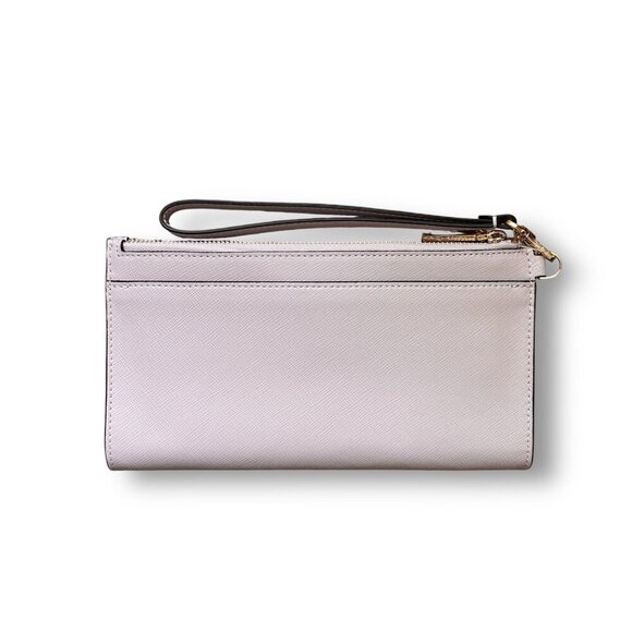 Kate Spade Madison KC588 Lavender Leather Double Zip Wallet Wristlet Purse NWT - Picture 6 of 11